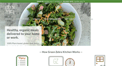 Desktop Screenshot of greenzebrakitchen.com